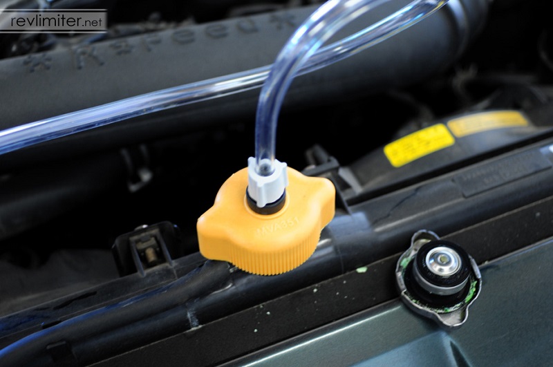 how to find a coolant leak without a pressure tester