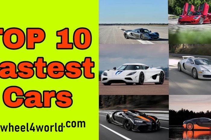 Top 10 Fastest Cars In The World In 2024