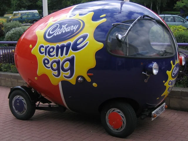 Cadbury Creme Egg Car