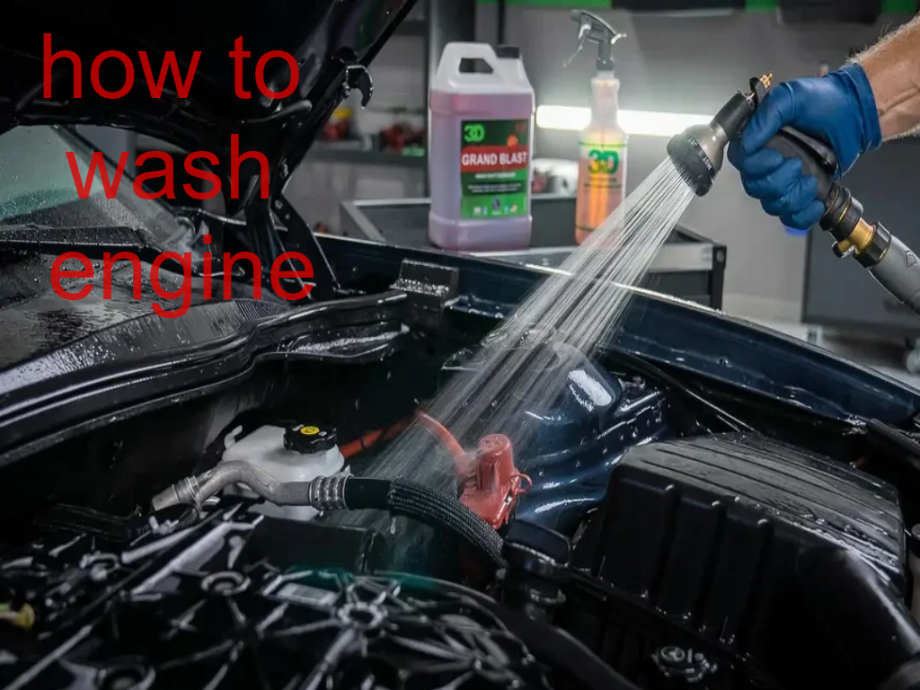 how to wash engine (1)