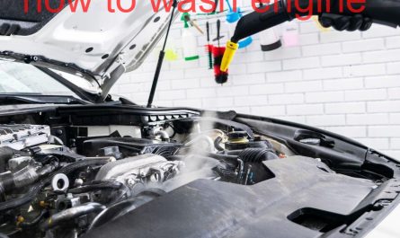 how to wash engine