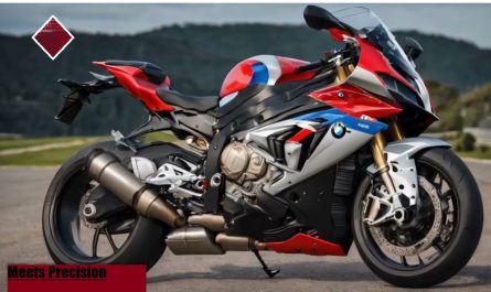 2025 BMW S1000RR in Light White/M Motorsport livery with carbon wheels and winglets.