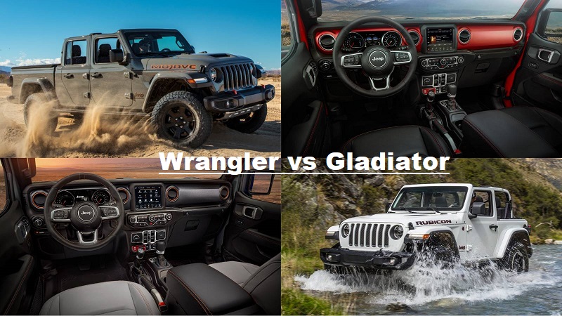 Wrangler vs Gladiator