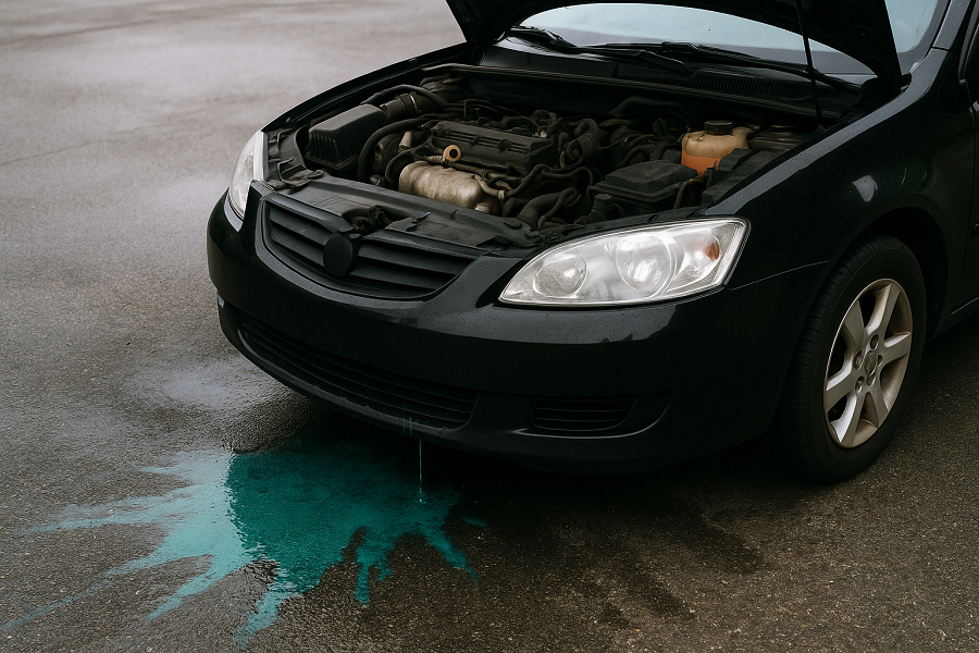 car leaking coolant