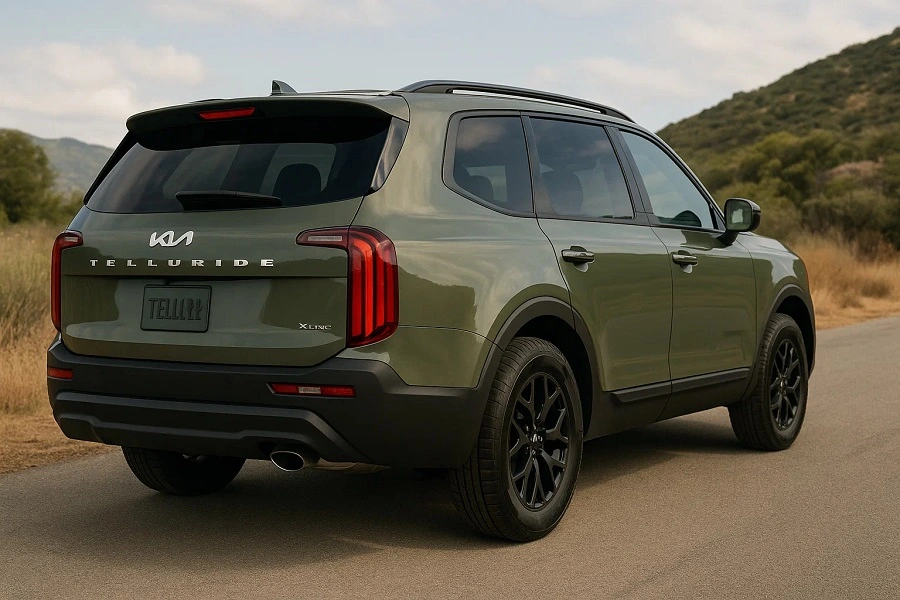 Kia Telluride X-Line rear view