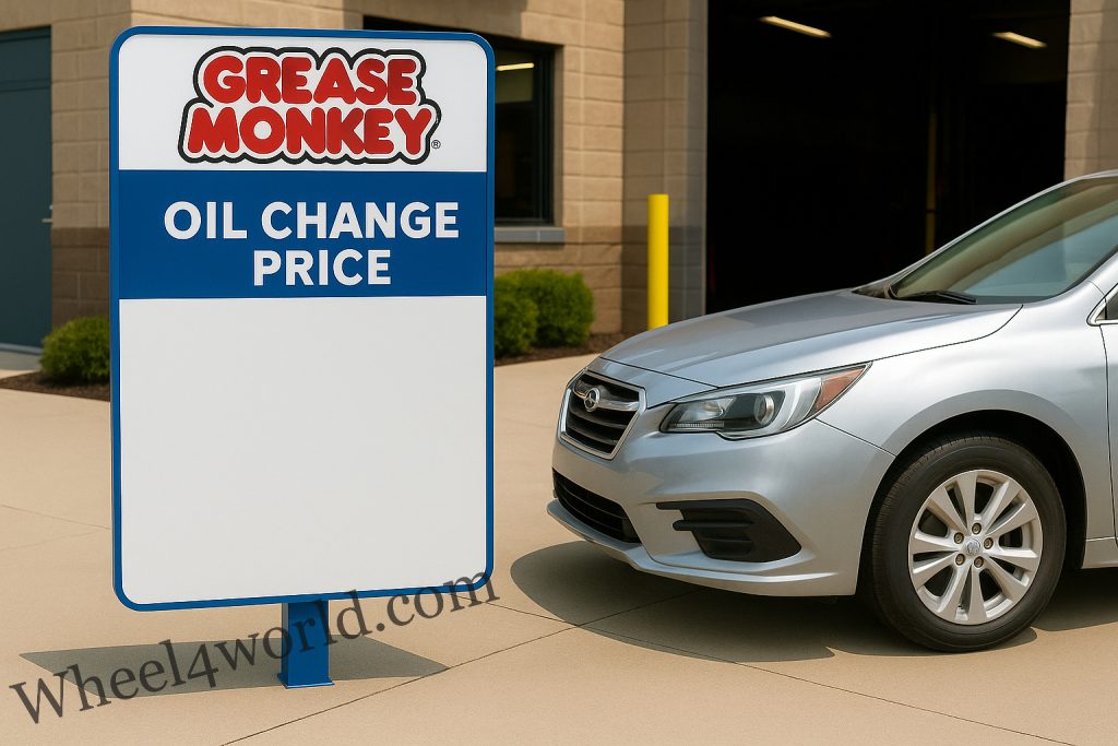Grease Monkey Oil Change Price