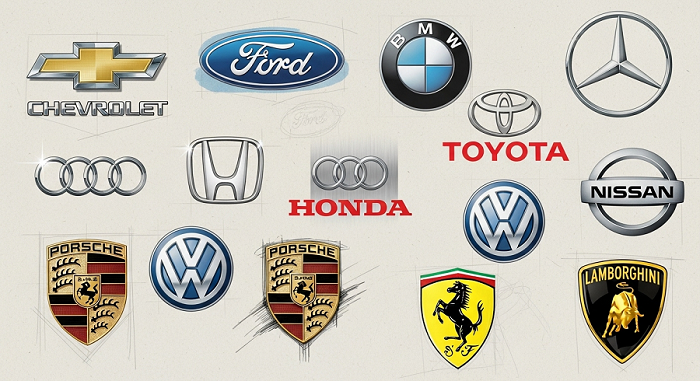 Car Logos Drawing