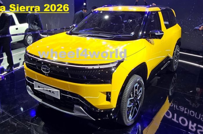 Tata Sierra 2026: India Most Awaited SUV – Price, Launch Date, Features & Engine Options